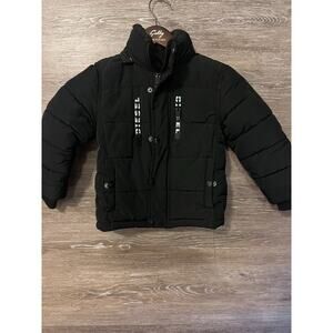 Diesel Kids Boy Down Winter Jacket Size 4 Parka Puffer Hoodie